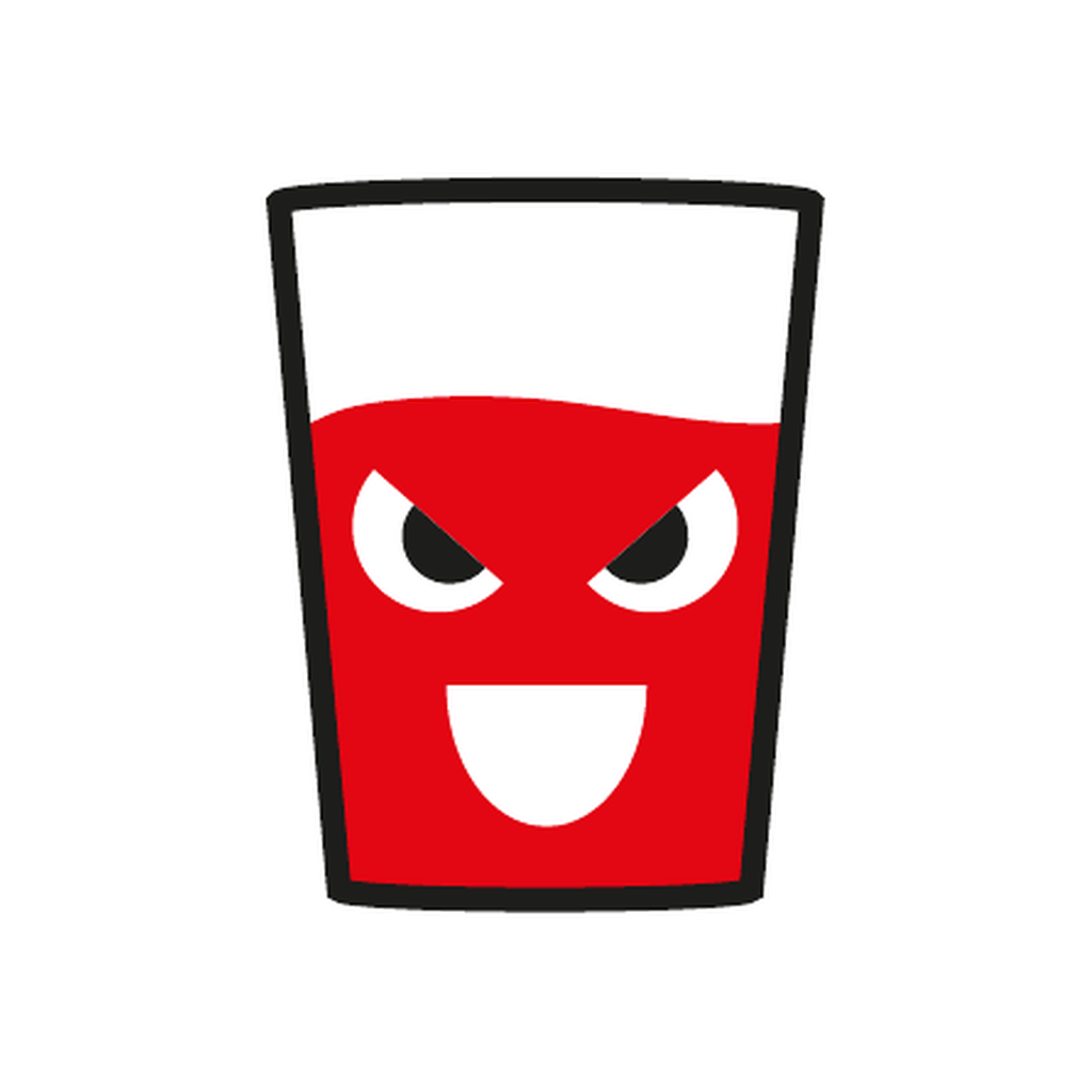 El vaso rojo de Motrink